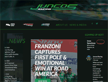 Tablet Screenshot of juncosracing.com